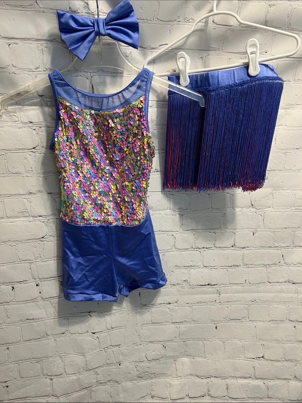 Weissman Carried You With Me Girls Sequin Fringe Dance Costume